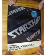 Jefferson Starship Land Nassau Coliseum Airplane Poster June 9th 10th 19... - $1,640.87 MXN