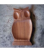 Wooden Owl Dish/Decor, PhilCraft, Phillipines - $20.00