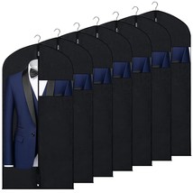 43&quot; Garment Bags, 7 Packs Garment Bags For Hanging Clothes, Env-Friendly Breatha - £33.15 GBP