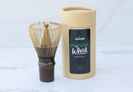 Handmade Dark Matcha Bamboo Whisk with 100 Prongs - Matcha Whisk (Chasen) - £11.55 GBP
