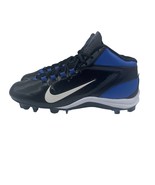 Nike Alpha Shark Football Cleats Blue Black Lacrosse Mens 10 - £30.57 GBP