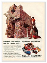 Lego Make a Model Contest Elephant Samsonite Vintage 1968 Full-Page Maga... - €6,59 EUR
