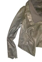 Yigal Azrouel New York Leather Jacket Women’s Size 4 Made in USA Motorcycle image 3