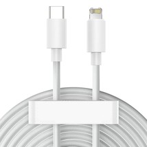 20W USB C Cable for MacBook iPad 2021 20W PD Fast Charging for iPhone 13 12 11 P - £5.84 GBP
