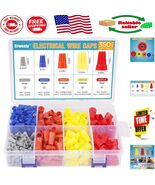 350pcs Electrical Wire Connectors - Twist Caps Nuts Assortment for Versa... - $16.92