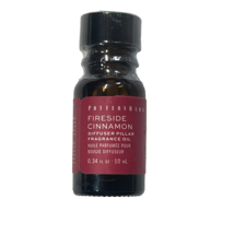 Pottery Barn Fireside Cinnamon Flameless Diffuser Pillar Candle Fragranc... - $40.78 CAD