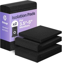 Pair Of Studio Monitor Isolation Pads Premium Acoustic Foam To Elevate A... - $30.99