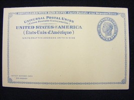U. S. Postal Reply Card UY2m Unused 17-c - $9.89