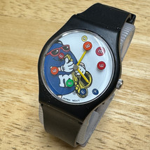 Unused Mars M&amp;M Quartz Watch Unisex Black Plastic Japan Movt Analog New ... - $28.49
