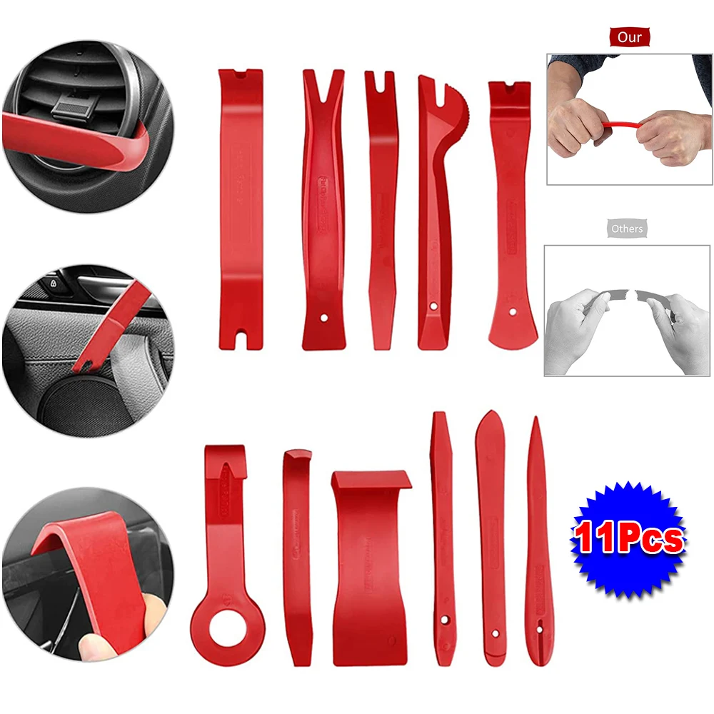 Auto Door Clip Panel Trim Removal Tool Kits Auto Interior Disassembly Tools Car - £10.55 GBP+