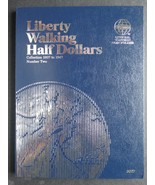 Whitman Liberty Walking Half Dollars Coin Folder 1937-1947 #2 Album Book... - £7.47 GBP