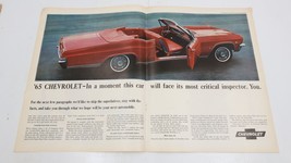 1964 Chevy Impala Hunts Catsup Quaker Minute Oats Two Page Print Ad - £10.68 GBP