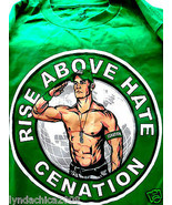 JOHN CENA CENATION Rise above Hate Shirt (Size S)  - £15.55 GBP