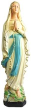 Vintage Sculpture Religious Our Lady Notre Dame Madonna Mary of Lourdes Sky - £246.10 GBP