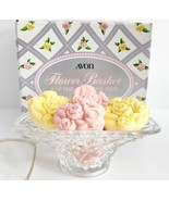 Avon Flower Basket Vintage Soap Dish New Unused 5 Bars - $34.27 CAD