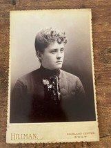 Vintage Cabinet Card. Woman by W.J. Hillman in Richland Center, Wisconsin - £20.61 GBP