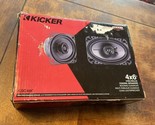 NEW Kicker 47KSC4604  4x6&quot; 2-Way Coaxial Car Stereo Speakers - (1 Pair) ... - £36.17 GBP