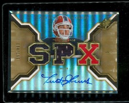 2007 Ud Spx Autograph Rookie Relic Football Card #217 Trent Edwards Bills Le - £34.50 GBP