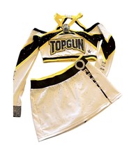 Rebel Athletics Top Gun Allstars 2-Piece Cheerleading Uniform - Adult Small - $2,736.63 MXN
