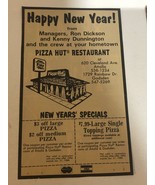 1988 Pizza Hut Restaurant Vintage Print Ad Gadsden Alabama pa27 - $152.29 MXN