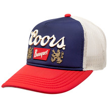 Coors Banquet Red White and Blue Vintage Hat Blue - £23.91 GBP