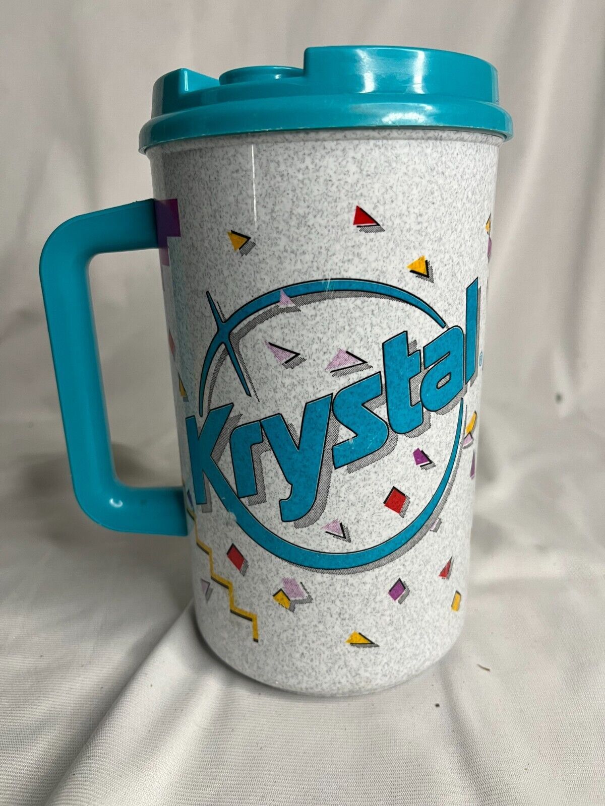 Primary image for 32oz Thermos Krystal Coca Cola 1992 59 Cent Refill Cup Mug 60th Anniversary
