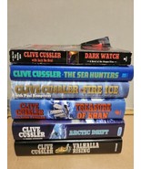 Clive Cussler Hardcover Books lot of 6 5 Hardback 1 paperback  - $19.51