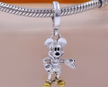 Disney 100th Anniversary Mickey Mouse Dangle Charm with 925 silver  7928... - £13.74 GBP