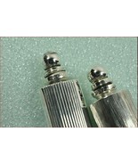 Tiffany &amp; Co. 2 Grooved Mini Perfume Bottles Handbag Size Sterling Silve... - $1,067.25 CAD