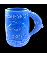 Hershey Park Mug Stein Pottery Blue Dolphin Handle Flipper Skipper Rare ... - $517.33 MXN