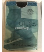 Silkies Ultra Comfort Top Pantyhose X Large Barely Black Sh2 - $6.92