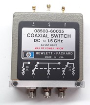 Agilent / HP 08503-60035 Coaxial SPDT Switch DC To 1.5 Ghz 24 vdc - $17.99