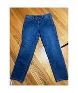 Talbots Simply Flattering Denim Jeans Dark Wash Stretch Pockets Size 8 - $27.86 CAD