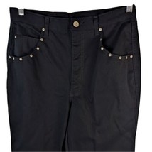 Roper Studded Western Pants Juniors High Rise Size 15 16 31x36 Made USA - £36.48 GBP