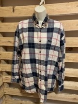Chaps Ralph Lauren Flannel Long Sleeve Shirt Men’s Size M Plaid Two Tone... - £9.38 GBP