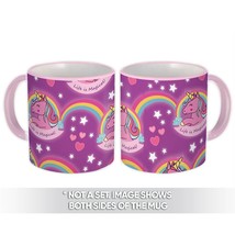 Magical Unicorn : Gift Mug Fantasy Rainbow Cute Child Pattern Bedroom Decor Teen - £12.74 GBP