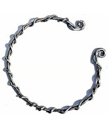 Handmade Lady of The Realm Iron Torc Necklace, Handcrafted Twisted Choke... - $678.06 MXN