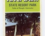 Kentucky&#39;s Rough River Dam State Resort Park Brochure Falls of Rough 1979 - $17.82