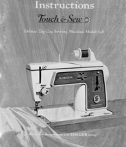 Singer Touch &amp; Sew 628 Sewing Machine Instructions Manual PDF Copy 4G US... - $18.75
