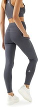 Large Grey with Pockets Sports Leggings for Women, High Waist &amp; Tummy - $14.96