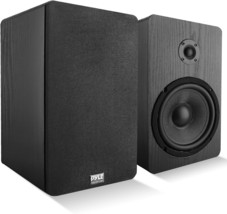 Pyleusa Home Theater Wooden Bookshelf Speakers - Wall-Mountable, Neat, P... - £121.87 GBP