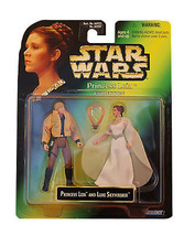 Star Wars POTF Princess Leia Collection Princess Leia and Luke Skywalker Figure - £10.95 GBP