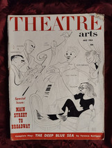 THEATRE ARTS July 1953 Al Hirschfeld Arthur Schwartz Terence Rattigan Michael To - £12.94 GBP