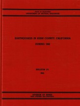 Earthquakes in Kern County California During 1952 - Geology - £23.66 GBP