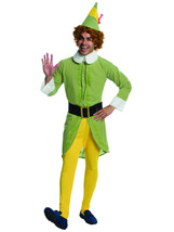 Rubie&#39;s Mens Buddy The Elf Halloween Party Character Costume Green XL - £130.27 GBP