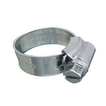 Trident Marine 316 SS Non-Perforated Worm Gear Hose Clamp - 3/8&quot; Band - ... - $30.91