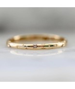 Star Moissanite Diamond Studded Wedding Band Sterling Silver Starburst For Every - $90.56