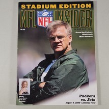 2000 Green Bay Packers vs New York Jets NFL Program Mike Sherman Cover Vintage - £8.57 GBP