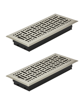 VEVOR 4 x 10 Inch Floor Registers, HVAC Heavy-Duty Walkable Iron Floor V... - $26.90