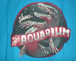 TeeFury Jurassic Park XXXL &quot;Jurassic Aquarium&quot; Shirt TURQUOISE - £13.36 GBP